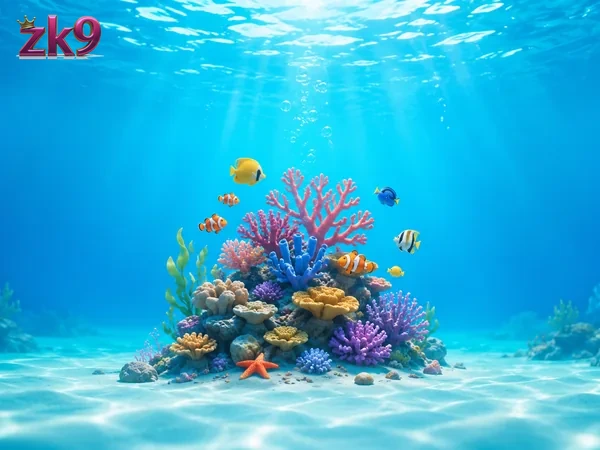 Fitur permainan Kaishen Fishing dengan karakter khusus dan efek visual